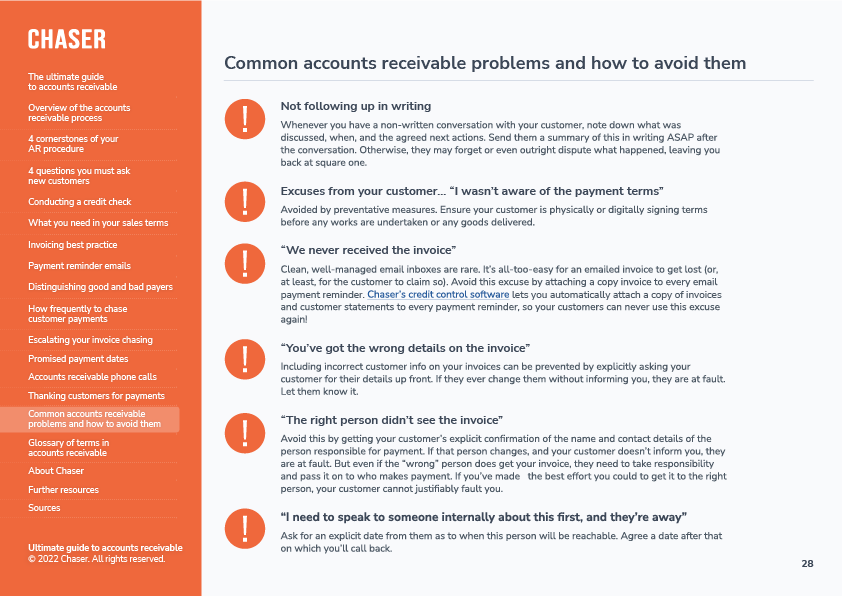 The Ultimate Guide To Accounts Receivable | Chaser